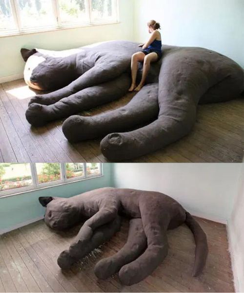 Giant Cat Shaped Couch
