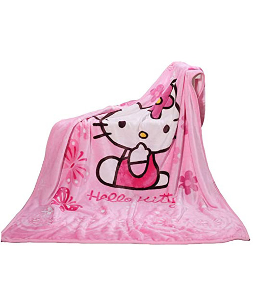 Hello Kitty Fuzzy Blanket