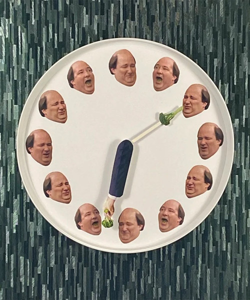 Kevin Malone Broccoli Clock