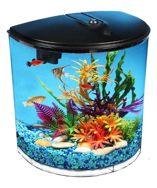 Koller Products AquaView 3.5 Gallon Aquarium 