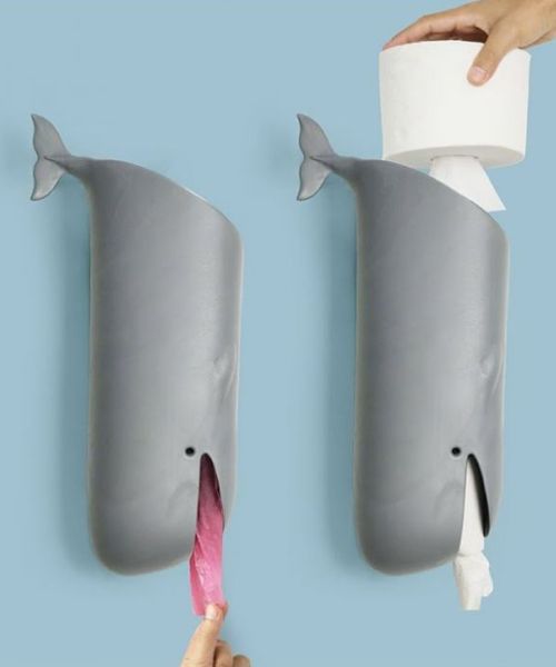 Moby Whale Toilet Paper Dispenser 