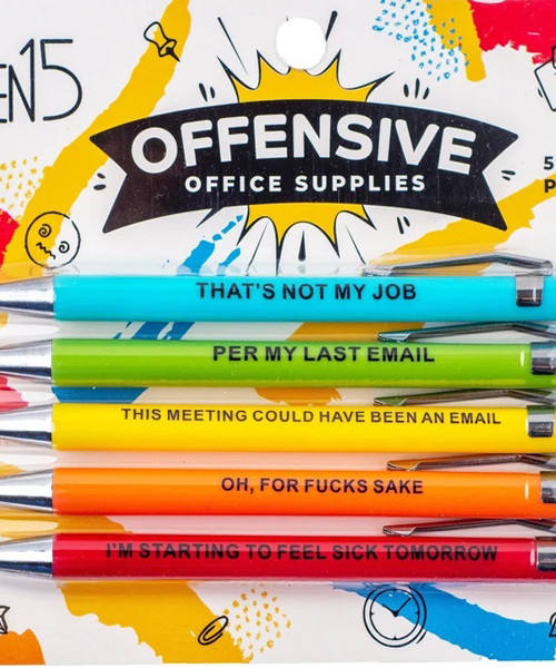 Offensive Workplace Pens