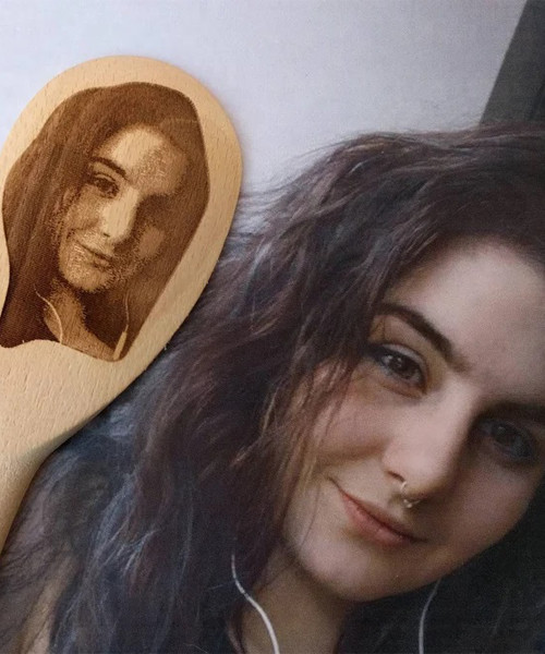 Personalized Face On A Spoon