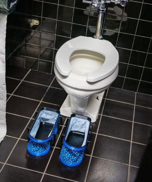 Public Bathroom Shoe Covers