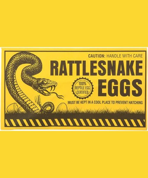 Rattlesnake Eggs Gag Gift