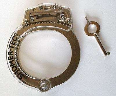 Transparent Escape Practice Handcuffs