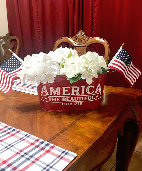 American The Beautiful Farmhouse Planter