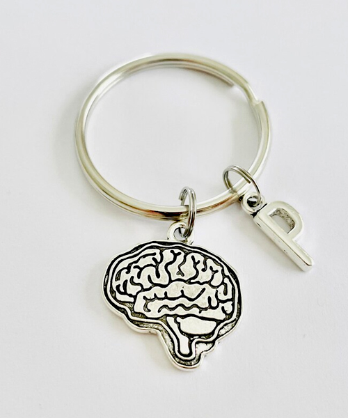 Anatomy Brain Keychain