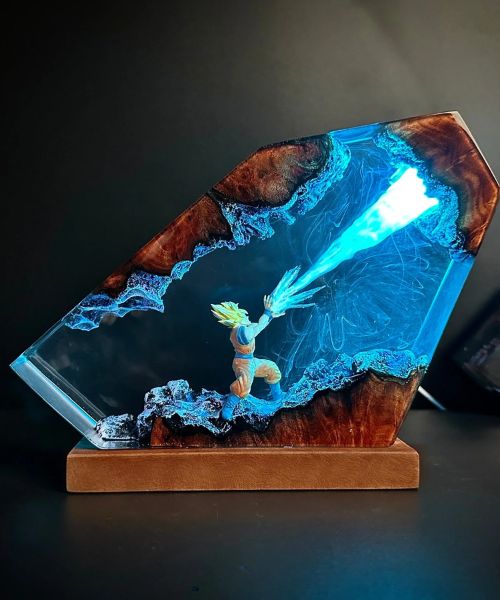 Anime Resin Night Light