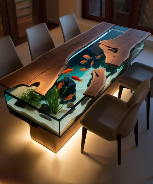 Aquarium Dining Table