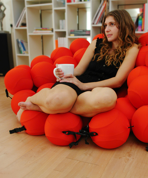 With The Balls Lounger, Relaxing Is A Different Ball Game