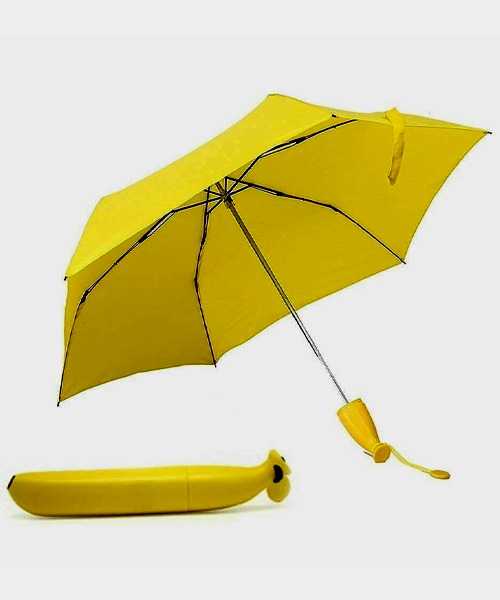 Banana-Shaped Umbrella