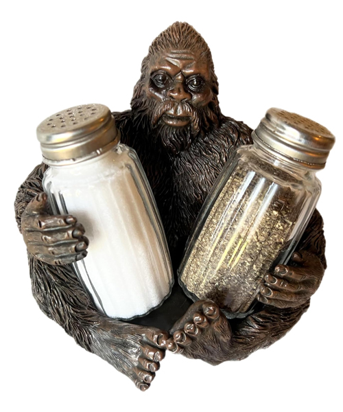 Bigfoot Sasquatch Whimsical Salt & Pepper Shaker Set