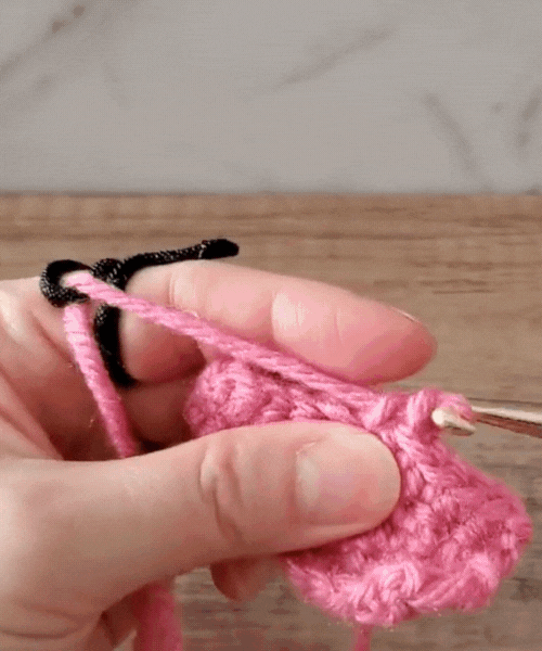 Black Snake Tension Ring Crochet