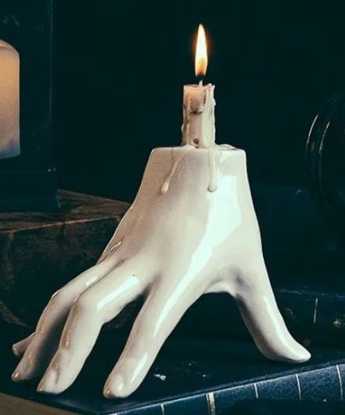 Bleeding Hand Candle