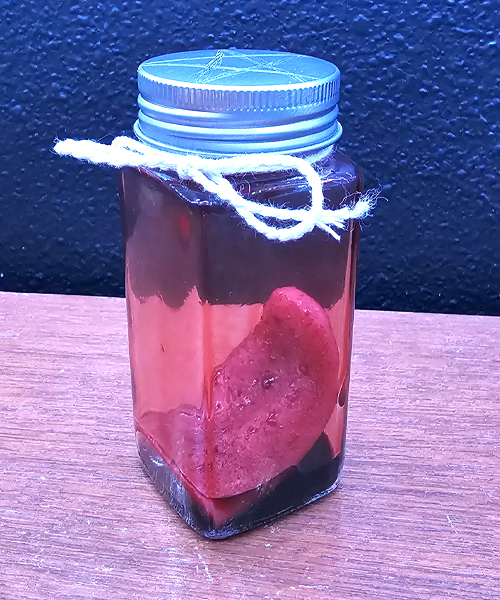 Bloody Tongue In Glass Jar Fake Horror