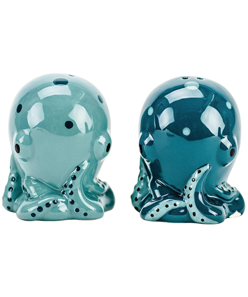 Blue Octopus Snack Jar