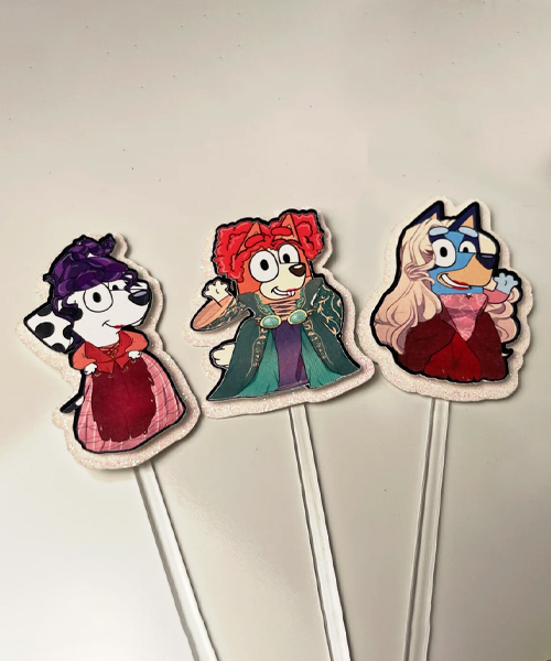 Bluey Cupcake Toppers