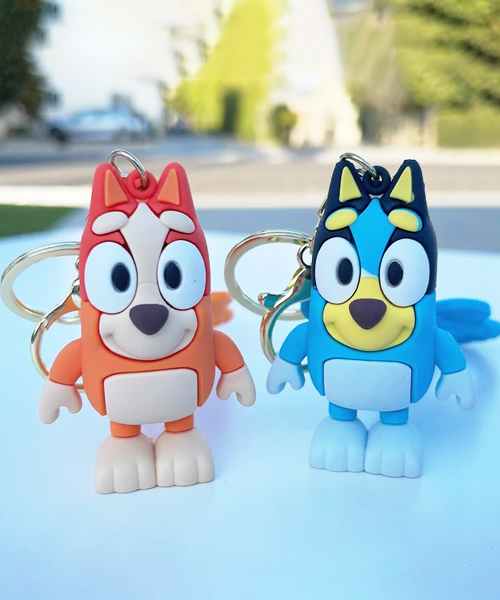 Bluey Shake Keychain