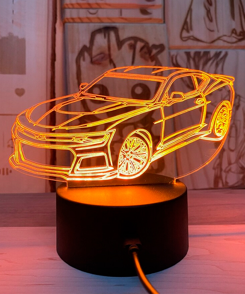 Camaro Acrylic LED Night Light