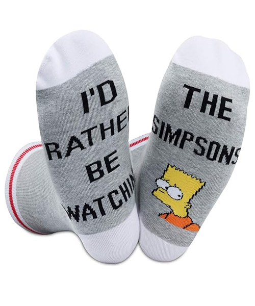 Cartoon The Simpsons Socks