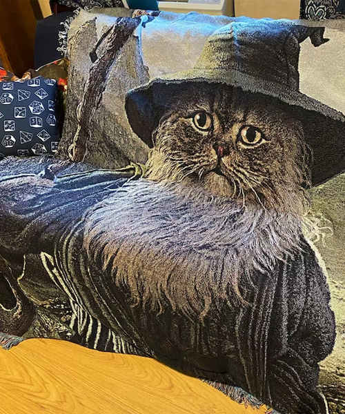 Catdalf Lord of The Rings Blanket