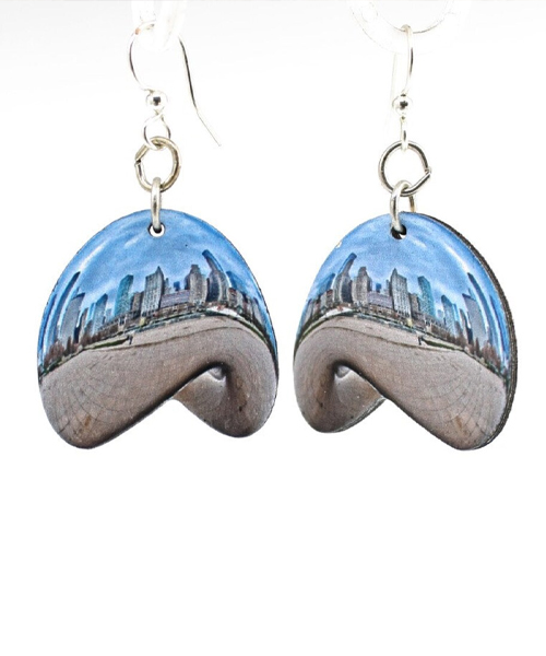 Chicago Bean Earrings