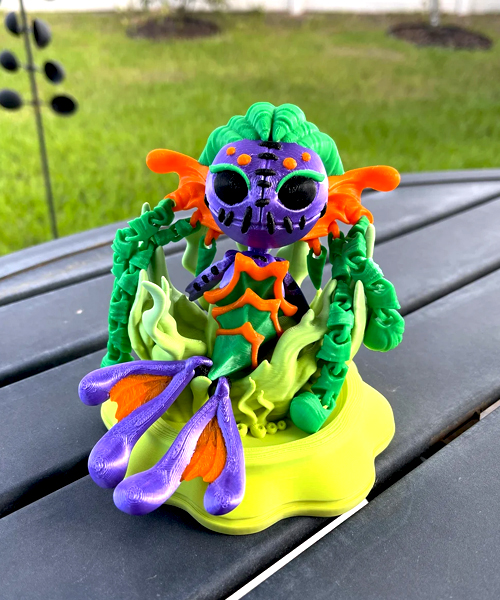 Creepy Mermaid Doll 3D Print