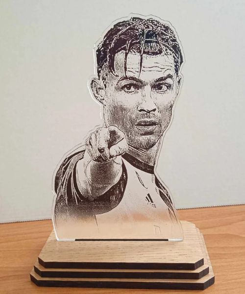 Cristiano Ronaldo Shelf Decor