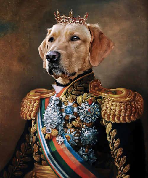 Custom Pet Portrait Painting Canvas