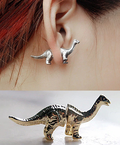 Cute 3D Dinosaur Earrings