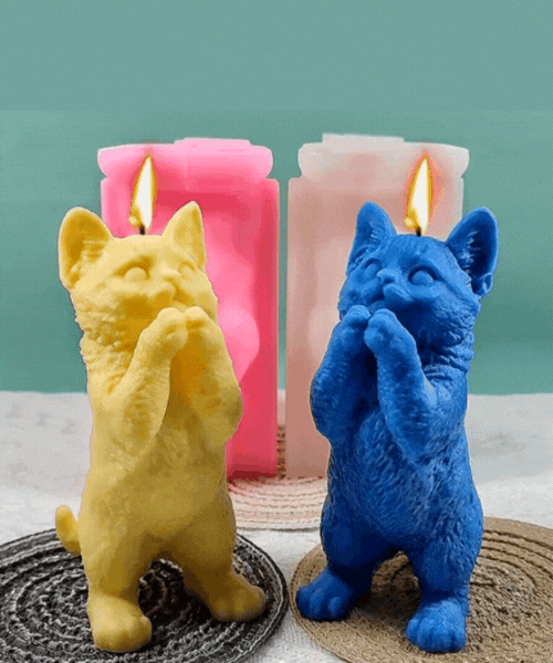 Cute Animal Candle Silicone