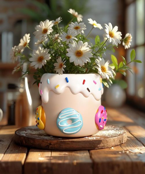 Cute Donut Planter