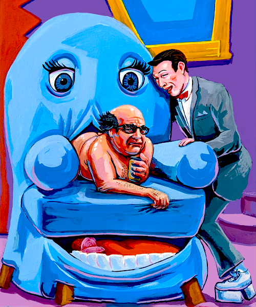 Danny Devito Mash Up Art Print