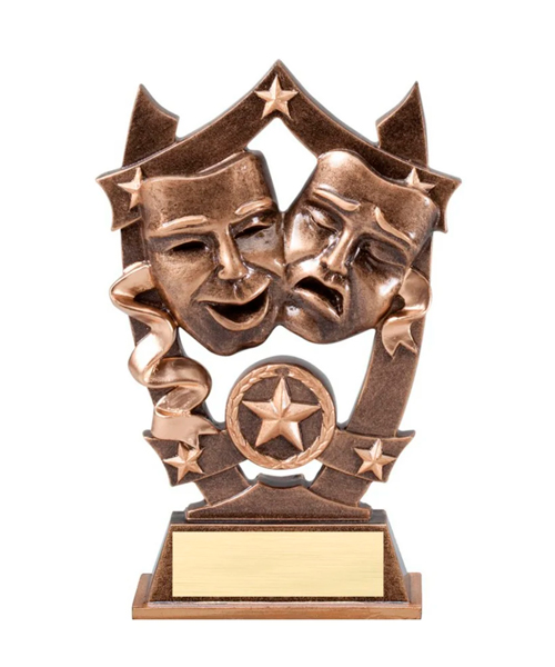 Drama 3D Gold Sports Stars Award