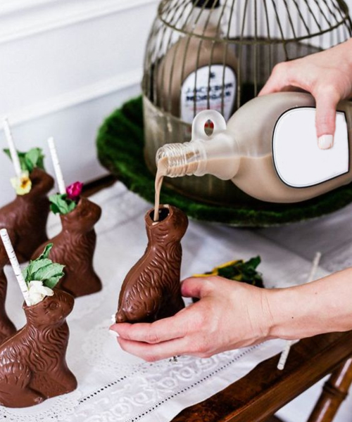 Easter Chocolate Bunny Cocktails