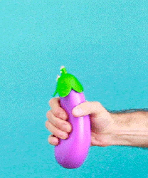 Eggplant Sauce Dispenser Bottle