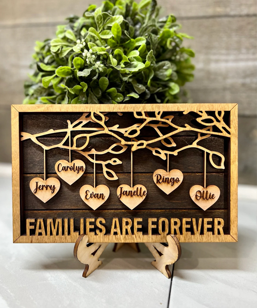 Custom Family Tree Wood Frame