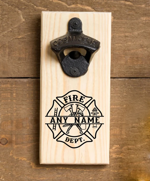 Firefighter Bottle Opener