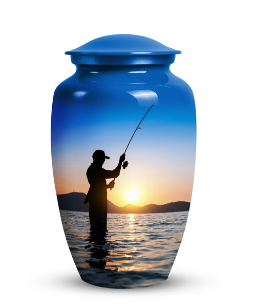 Fisherman Cremation Urn