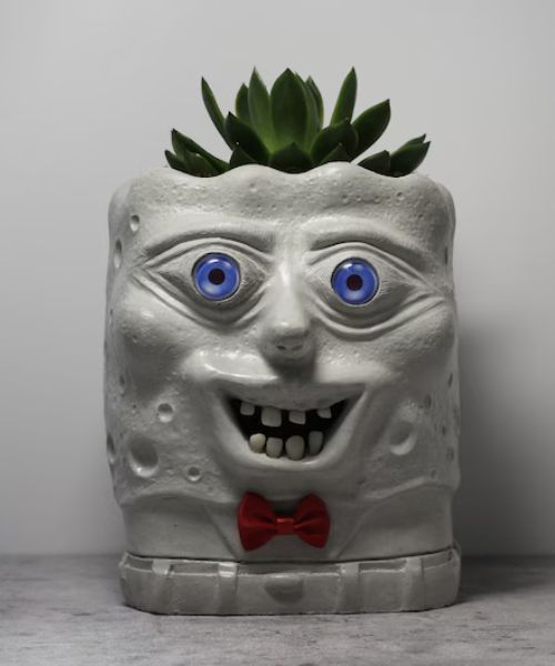 Fugly SpongeBob Planter