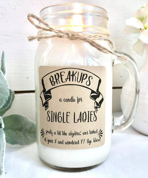 Funny Breakup Candle