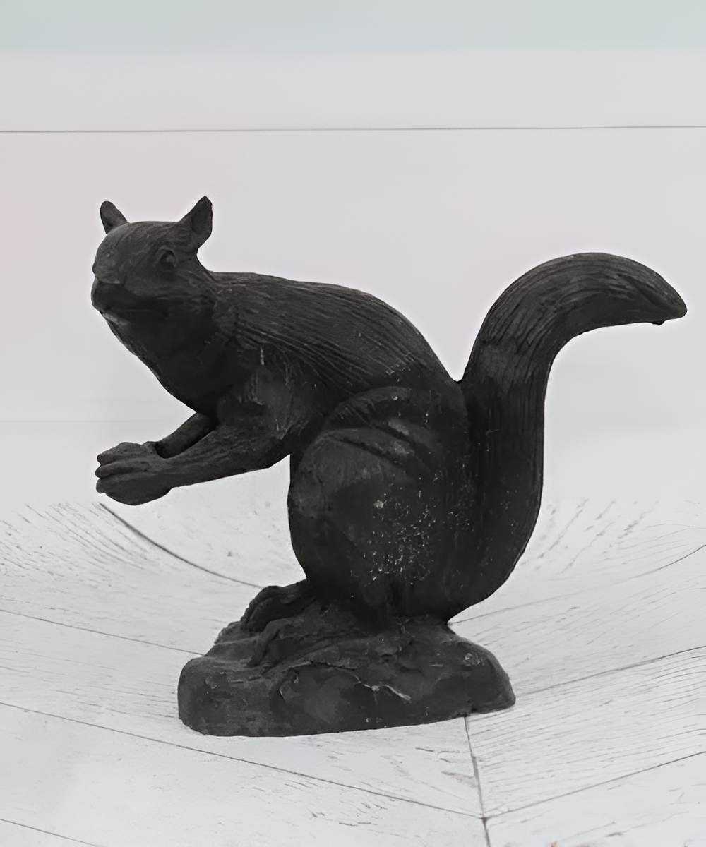 Funny Squirrel Bronze Sculpture