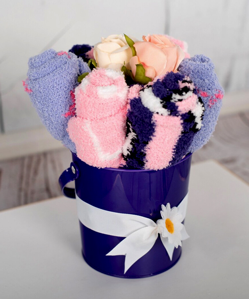 Fuzzy Socks Bouquet