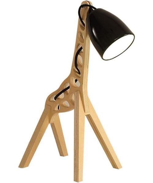 Giffy Wooden Giraffe Lamp