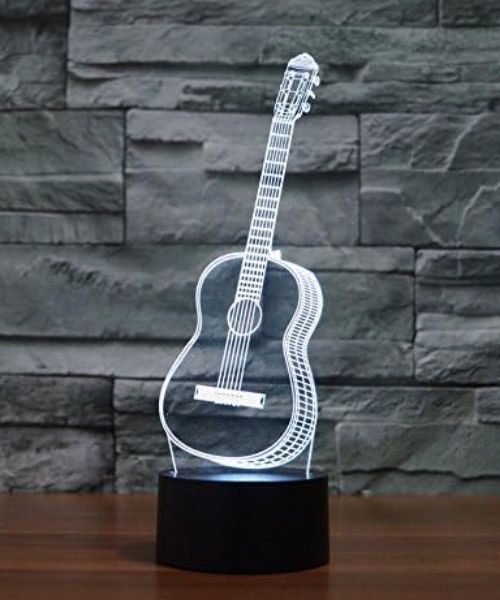 Guitar 3D Lamp