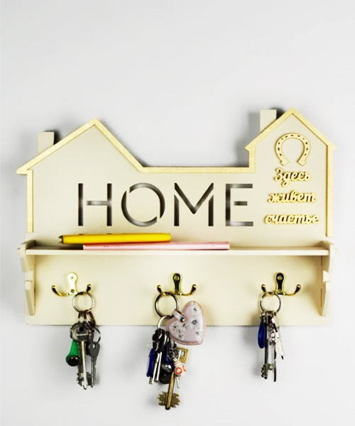 Housekeeper Home Shape Template 3D