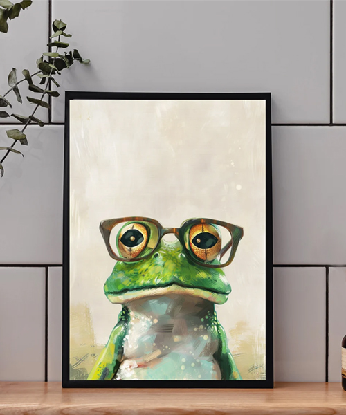 Intellectual Frog Poster