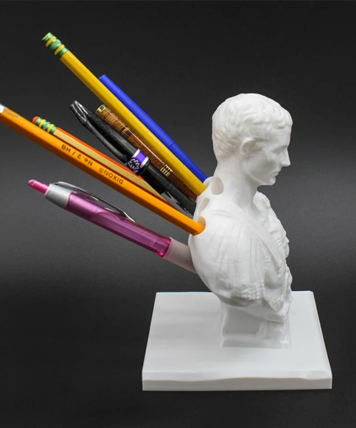 Julius Caesar Office Desk Pen Holder
