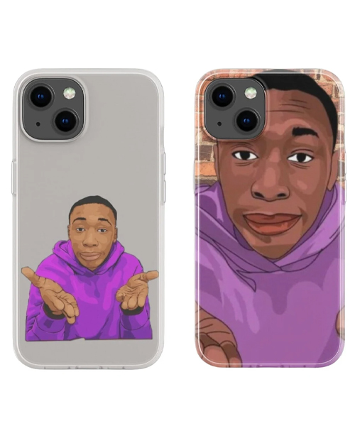 Khaby Lame Up Phone Case